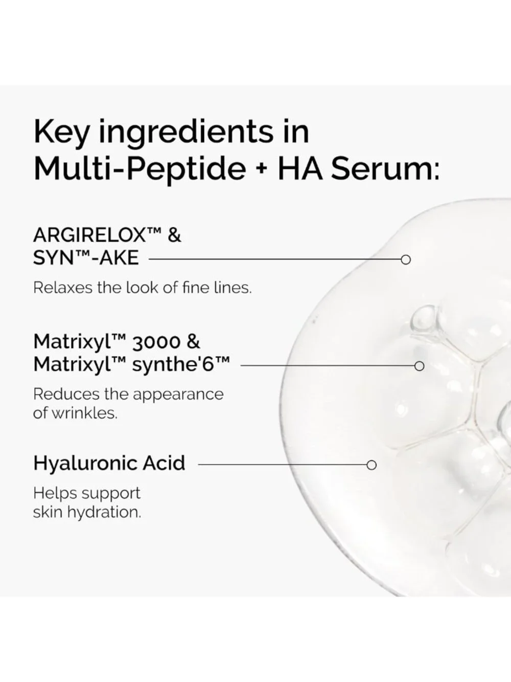 3-Step Anti-Aging Skincare Set with Multi-Peptides, Eye Serum & Moisturizer